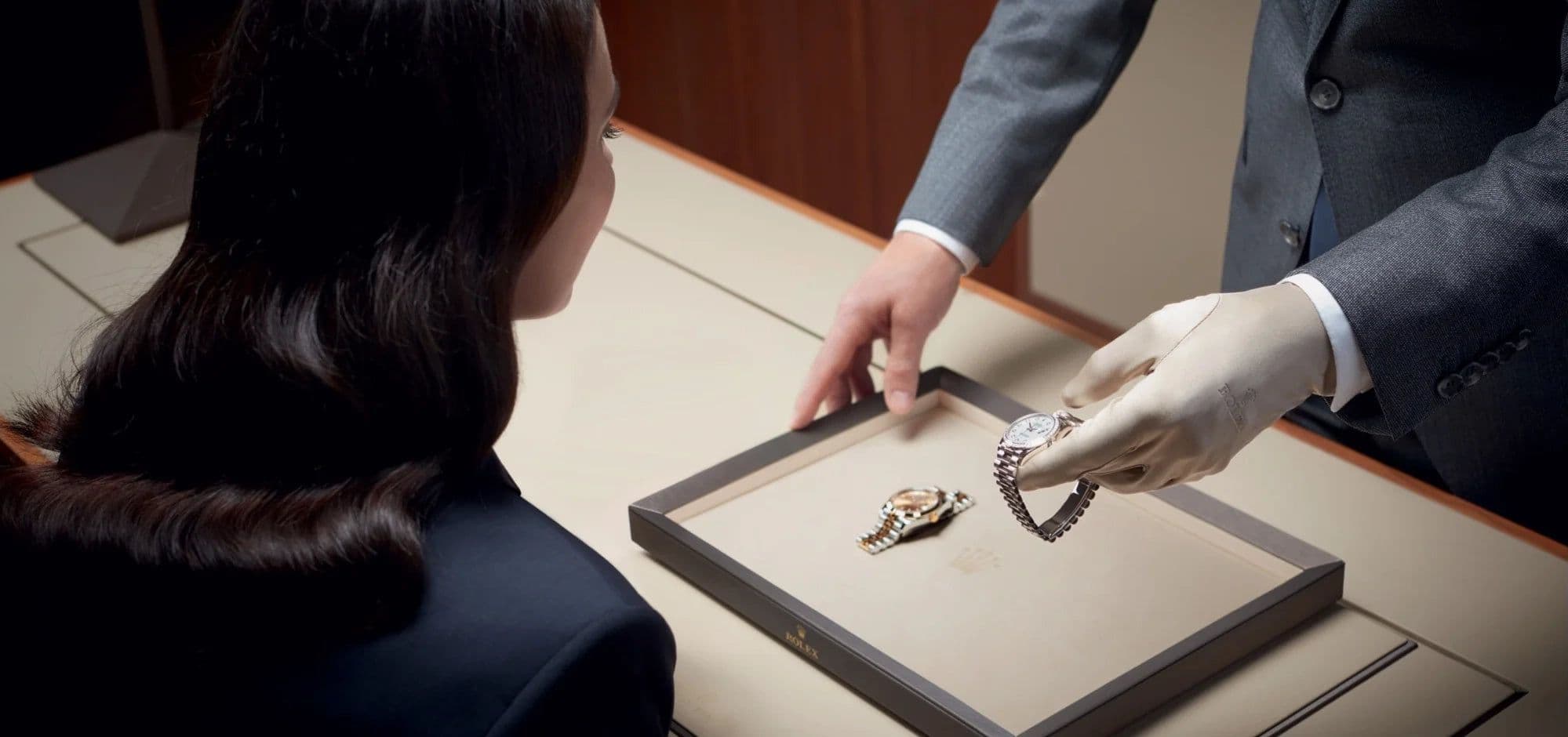 Showing a Customer a Rolex